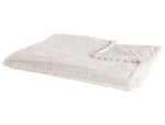 Kuscheldecke ABTEH 150 x 200 cm Weiss