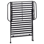 Beistelltisch Antik Optik schwarz rechteckig 35 x 40 cm ANCUD