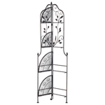 Regal SIDERNO Metall 35 cm 35 cm Schwarz