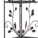 Regal SIDERNO Metall 35 cm 35 cm Schwarz