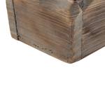 Kerzenständer 2er Set PLATEROS Holz 15/12 cm Dunkelbraun