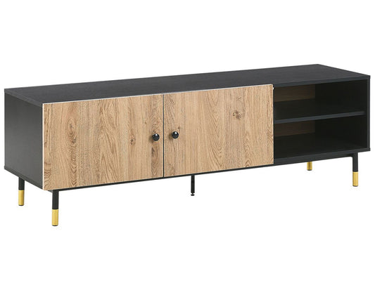TV-Möbel ABILEN Braun / Schwarz