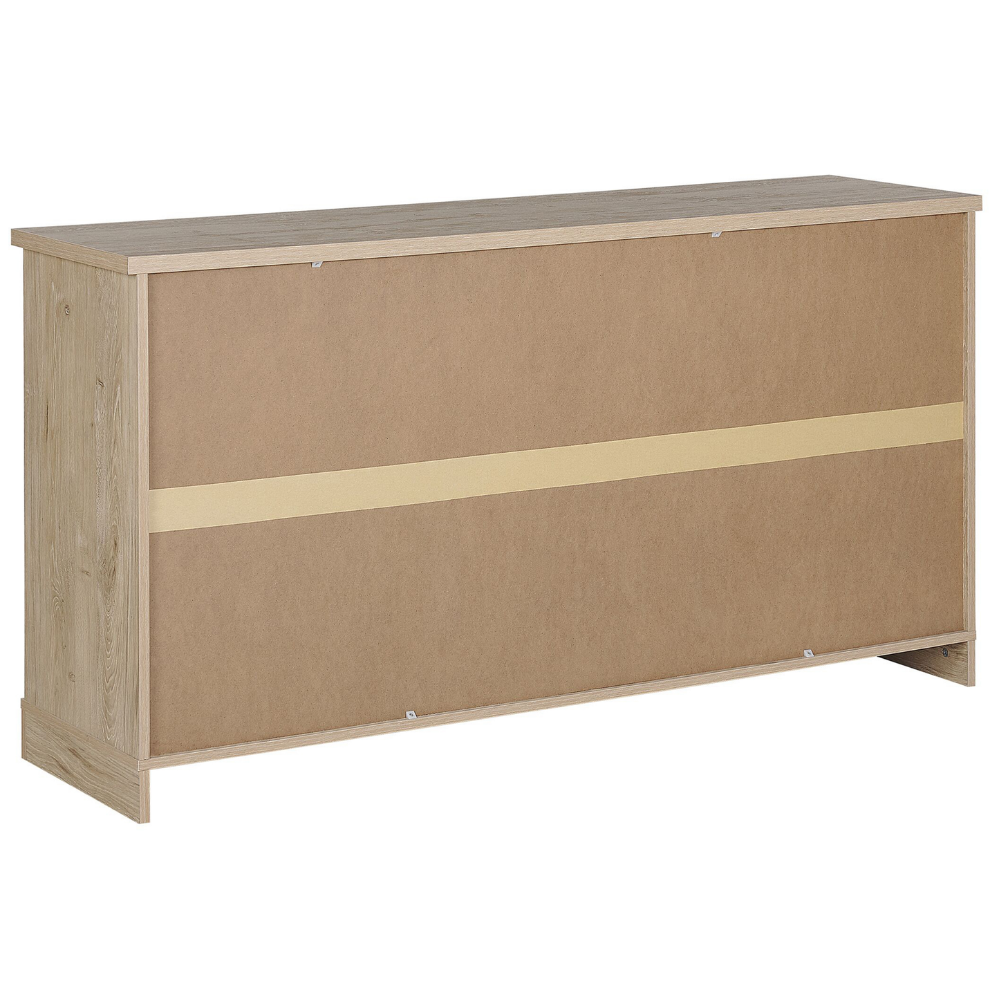 Sideboard heller Holzfarbton 2 Schiebetüren ULAN