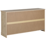 Sideboard heller Holzfarbton 2 Schiebetüren ULAN