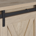 Sideboard heller Holzfarbton 2 Schiebetüren ULAN
