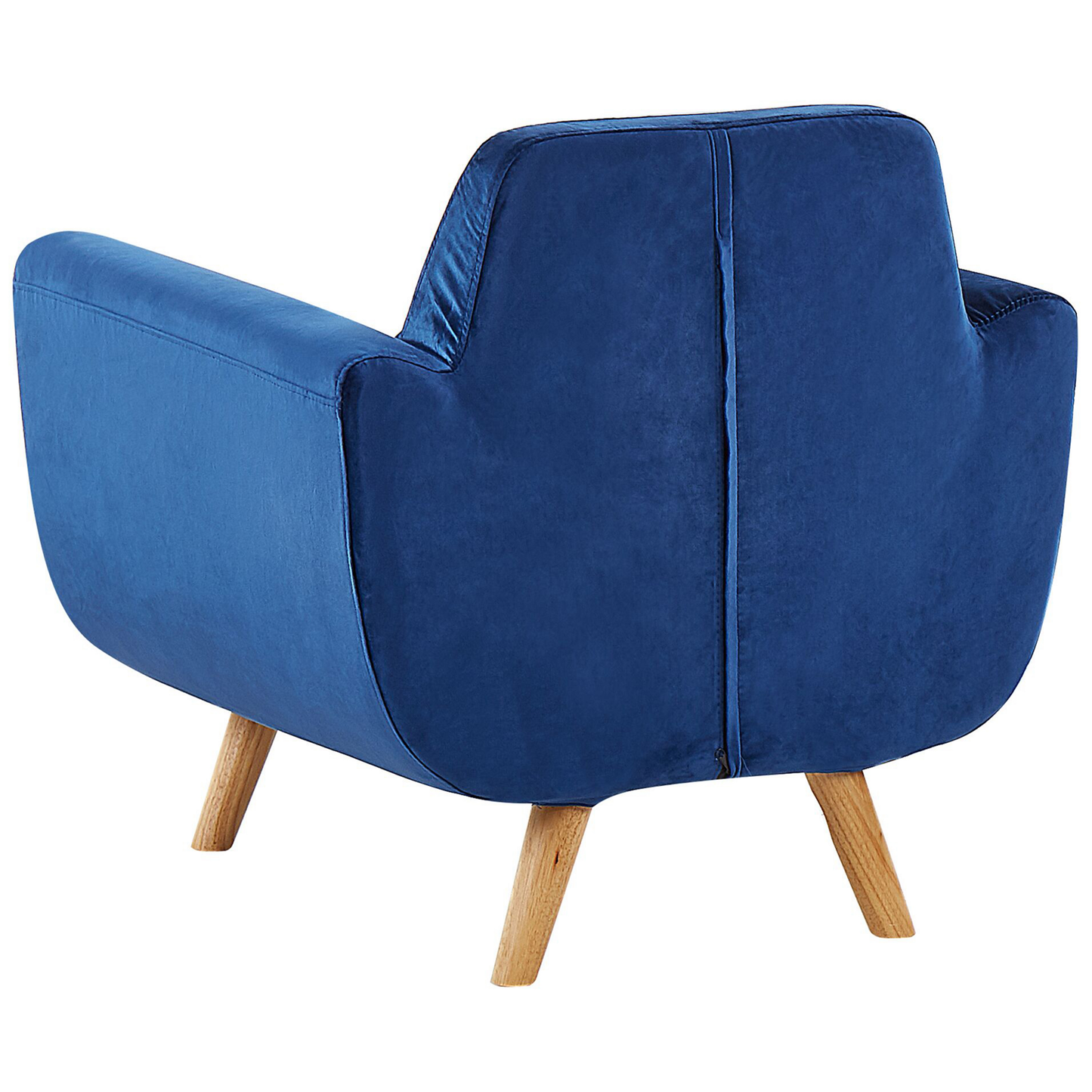 Bezug für Sessel BERNES Samtstoff Marineblau