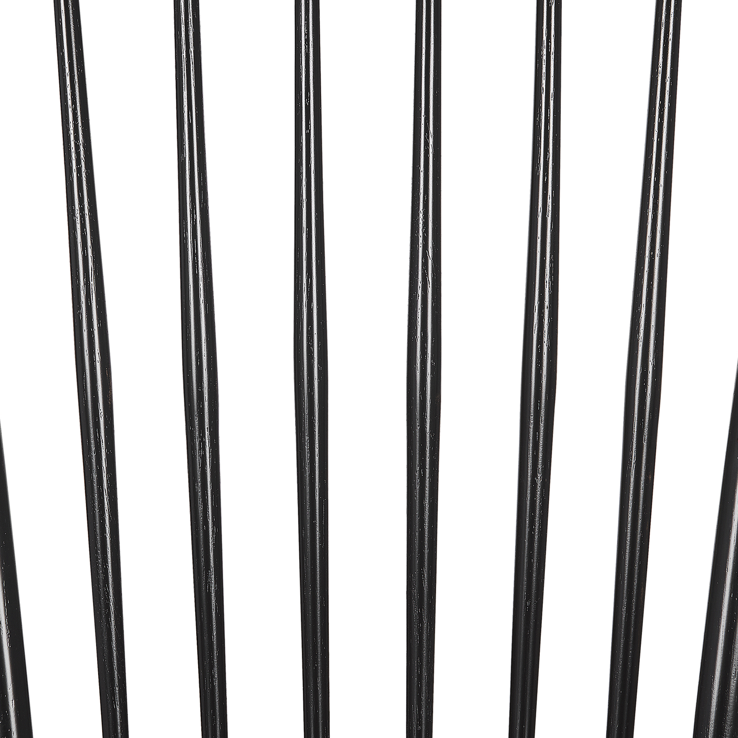 Esszimmerstuhl 2er Set BURGES Holz Schwarz