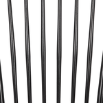 Esszimmerstuhl 2er Set BURGES Holz Schwarz