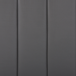 Bett mit Lattenrost Kunstleder POITIERS 160 x 200 cm Grau
