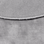 Teppich hellgrau ⌀ 140 cm Kurzflor GESI II