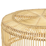 Couchtisch Rattan natürlich ⌀ 84 cm LIMNI
