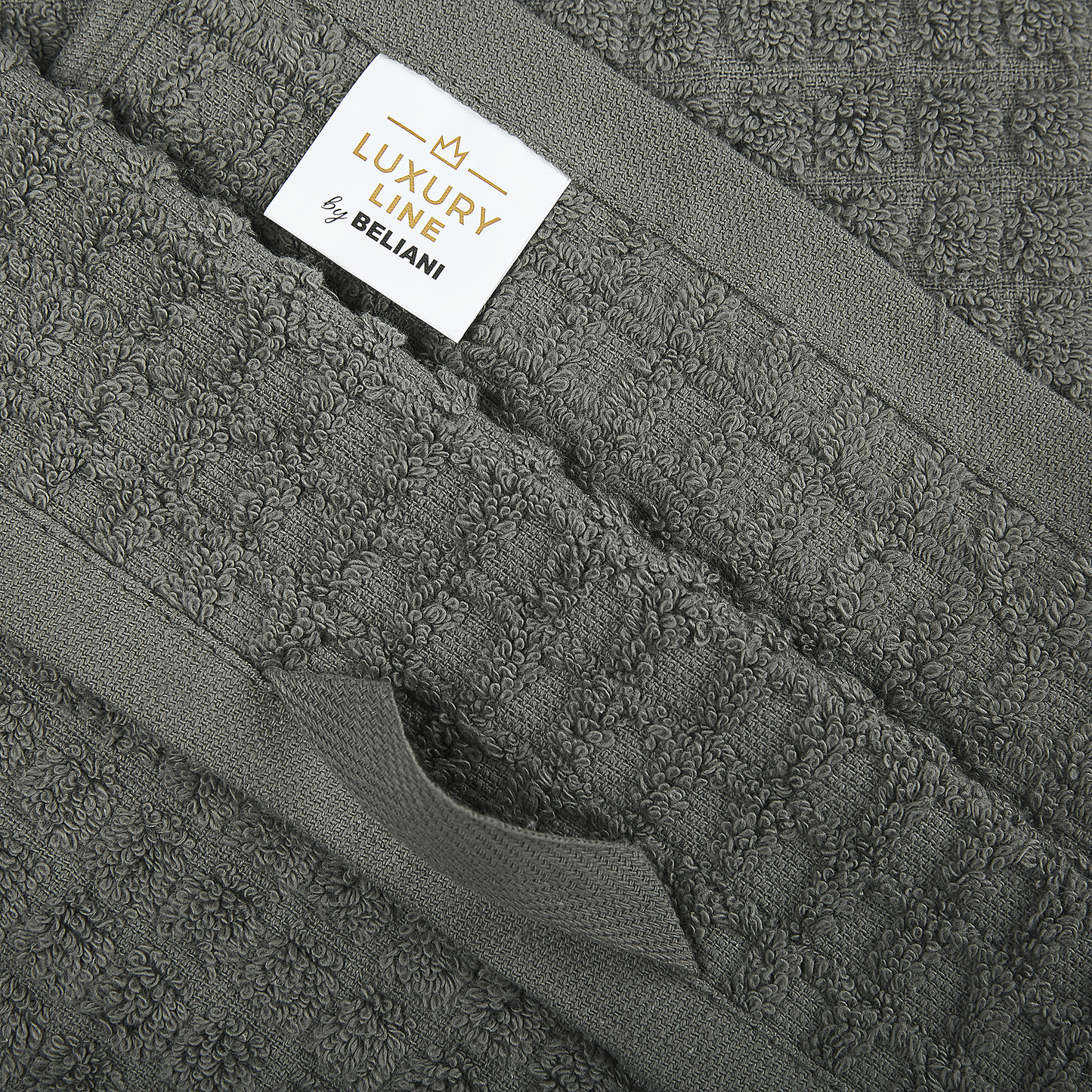 Handtücher 9er Set ATAI Baumwolle Grau