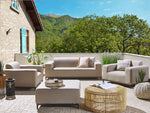 Lounge Set mit Tisch 5-Sitzer ROVIGO Beige