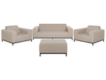 Lounge Set mit Tisch 5-Sitzer ROVIGO Beige