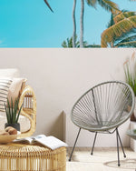 Gartenstuhl ACAPULCO II Polyrattan Dunkelgrau