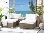 Outdoor Kissenbezug Set NOTO Cremeweiss