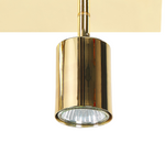 Strahler 4-flammig TIGRIS verstellbar Metall Gold