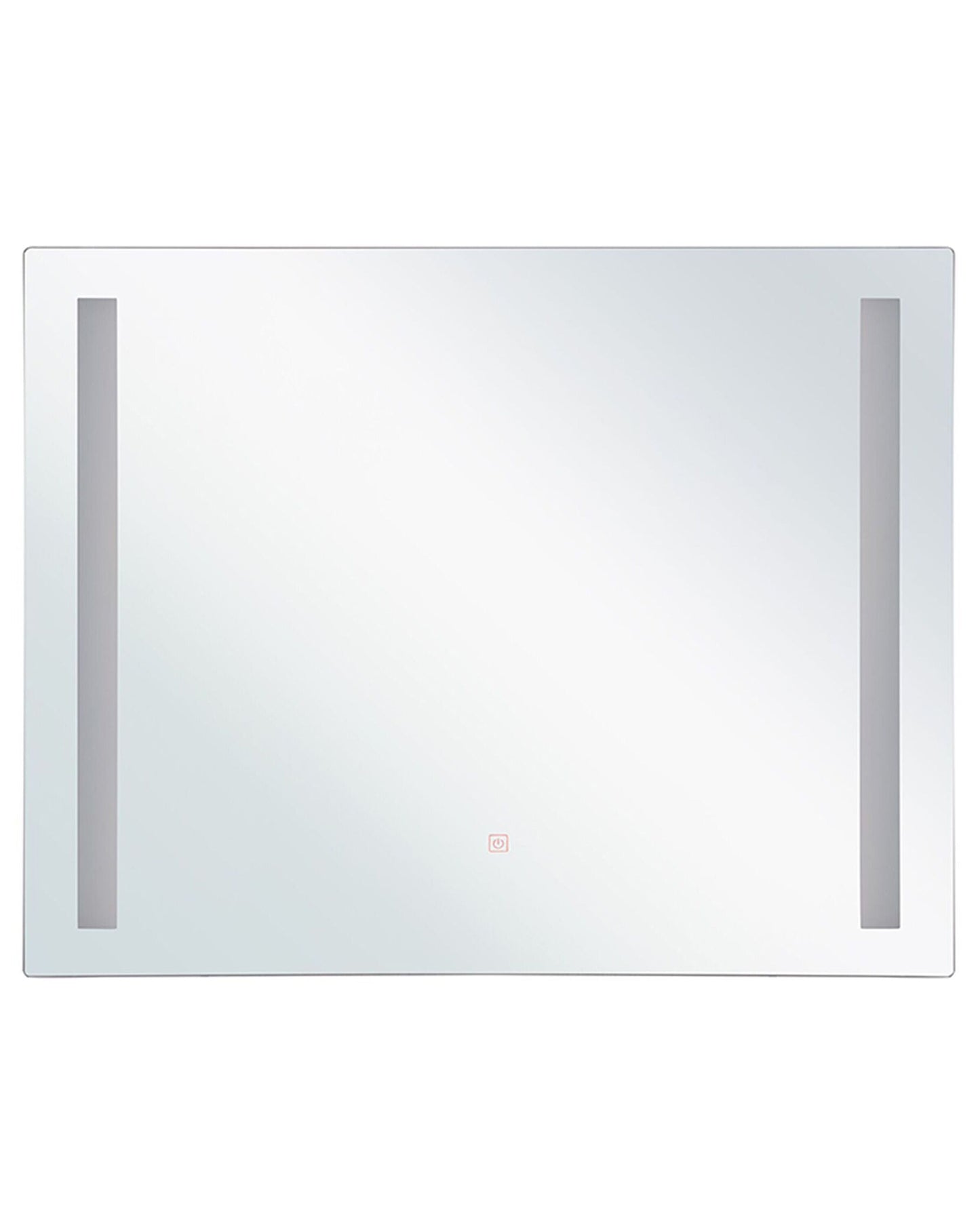 LED-Badezimmer-Spiegel LIRAC 70 cm 60 cm Silber