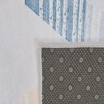 Teppich bunt 140 x 200 cm Dreieck-Moti Kurzflor YAYLA