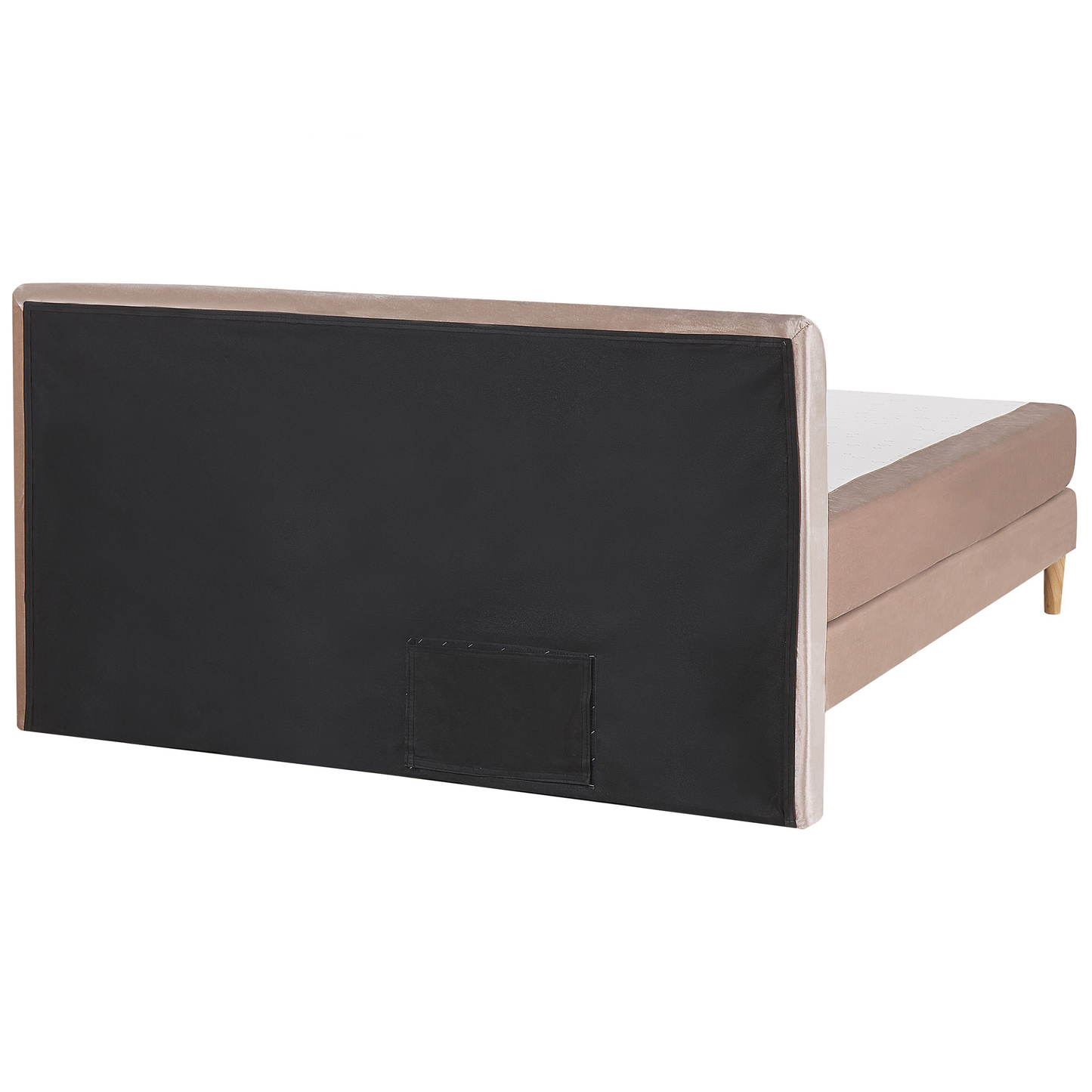 Boxspringbett Samtstoff MARQUISE 160 x 200 cm Beige