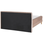 Boxspringbett Samtstoff MARQUISE 160 x 200 cm Beige