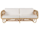 Gartensofa 2-Sitzer DOLCEDO Rattan Beige