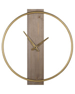 Wanduhr CASITAS 47 cm Holz Gold