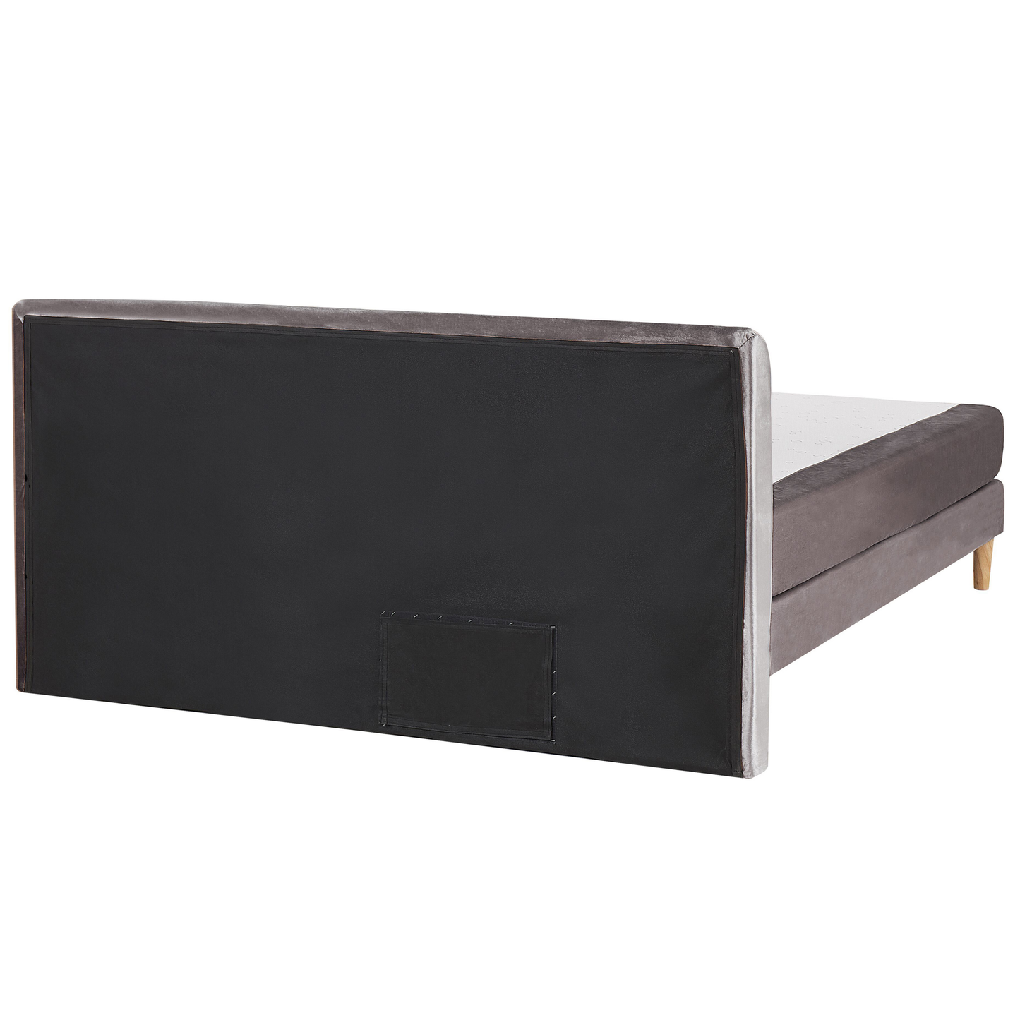 Boxspringbett Samtstoff MARQUISE 180 x 200 cm Grau