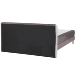 Boxspringbett Samtstoff MARQUISE 180 x 200 cm Grau