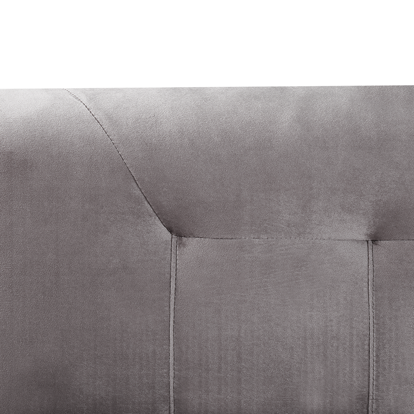 Boxspringbett Samtstoff MARQUISE 180 x 200 cm Grau