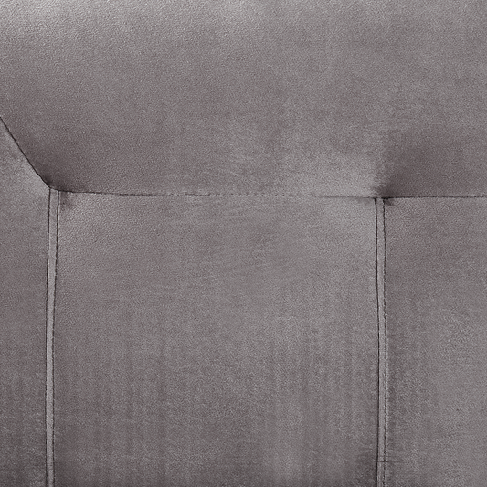 Boxspringbett Samtstoff MARQUISE 180 x 200 cm Grau