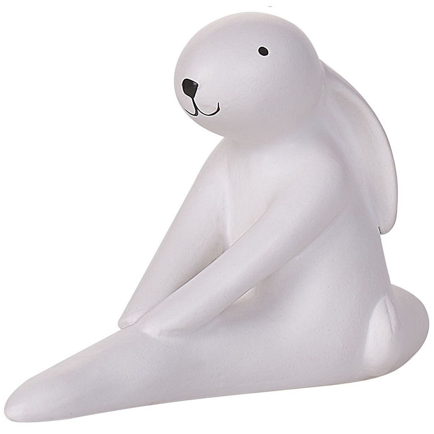 Dekofiguren 3er Set Hase BREST Keramik Weiss