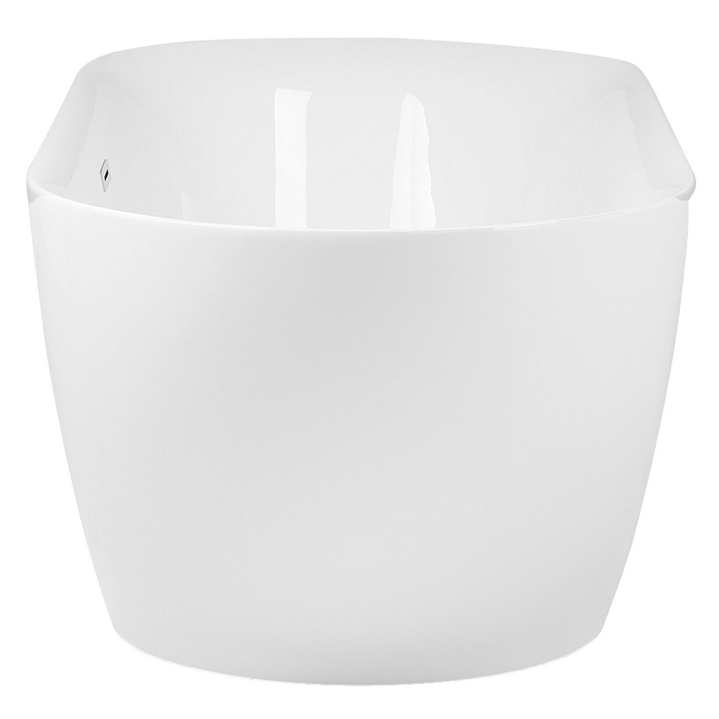 Badewanne freistehend weiss oval 150 x 75 cm CARRERA