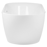 Badewanne freistehend weiss oval 150 x 75 cm CARRERA