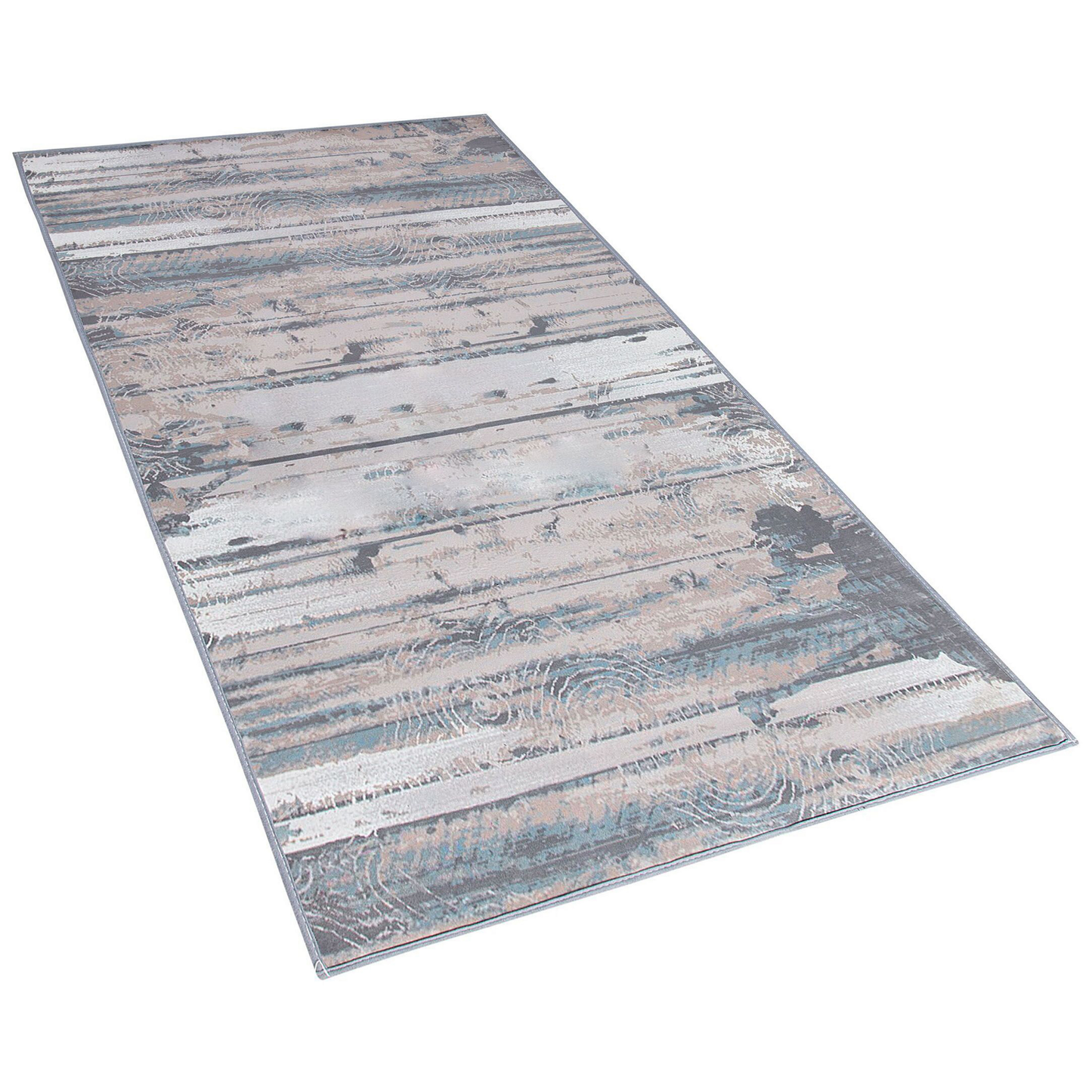 Teppich beige-grau 80 x 150 cm Kurzflor DALLICA