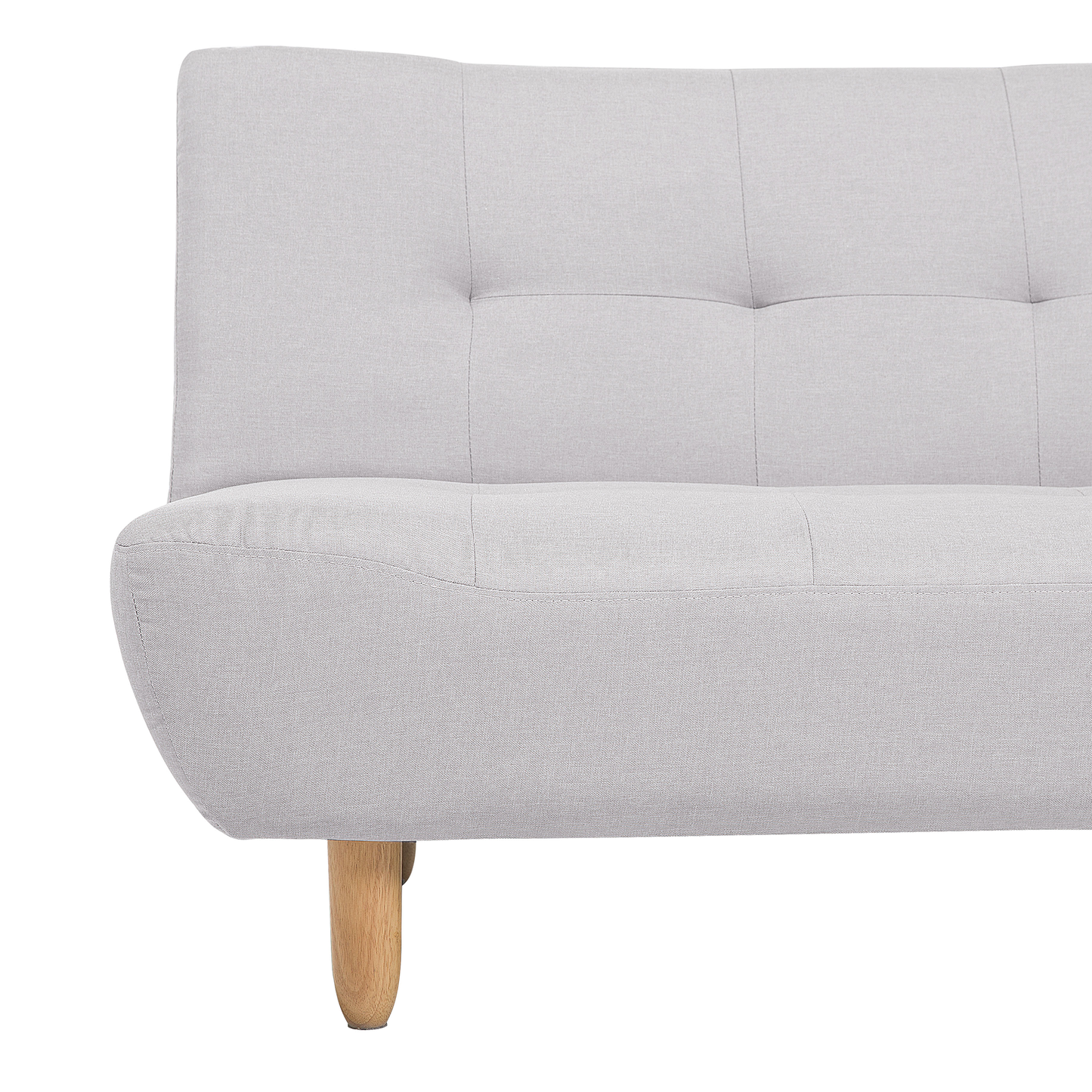 3-Sitzer Schlafsofa hellgrau ALSTEN