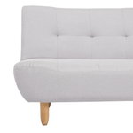 3-Sitzer Schlafsofa hellgrau ALSTEN