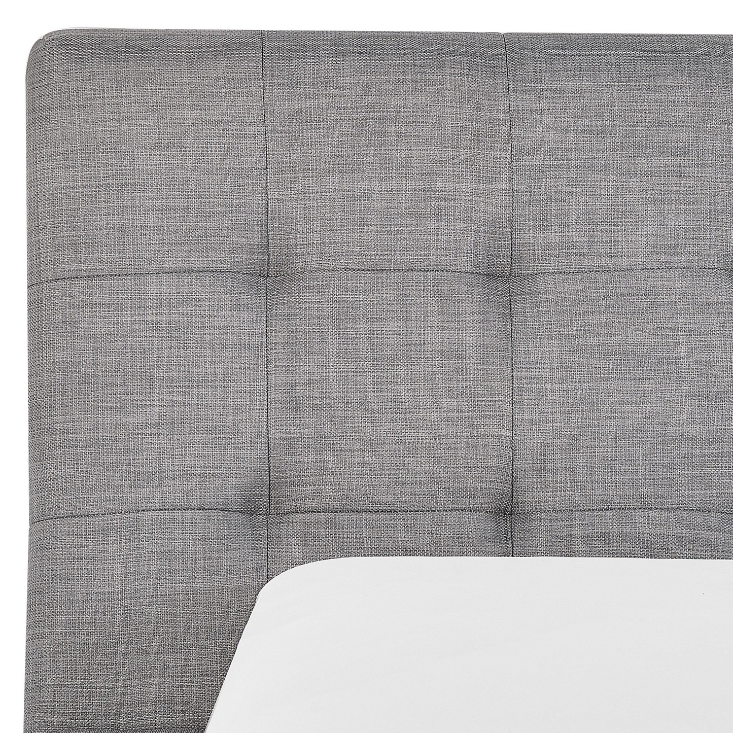 Wasserbett Stoff LILLE 160 x 200 cm Grau