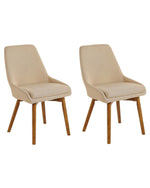 Esszimmerstuhl 2er Set MELFORT Sandbeige