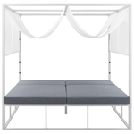 Sonneninsel PALLANZA Metall Weiss