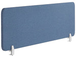 Schreibtischtrennwand blau 130 x 40 cm WALLY