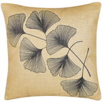 Dekokissen 2er Set WAKAD 45 x 45 cm Beige Pflanzenmuster
