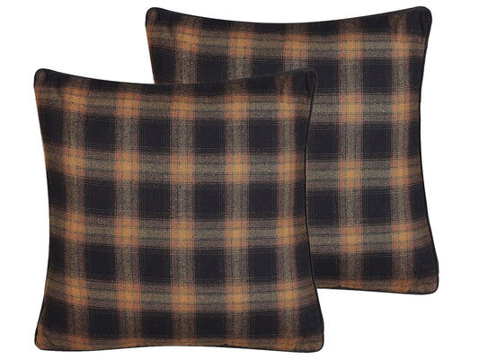 Kissen 2er Set Bunt ACORUS 45 x 45 cm