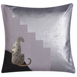 Dekokissen 2er Set DIGITALIS Baumwolle 45 x 45 cm Grau Abstraktes Muster