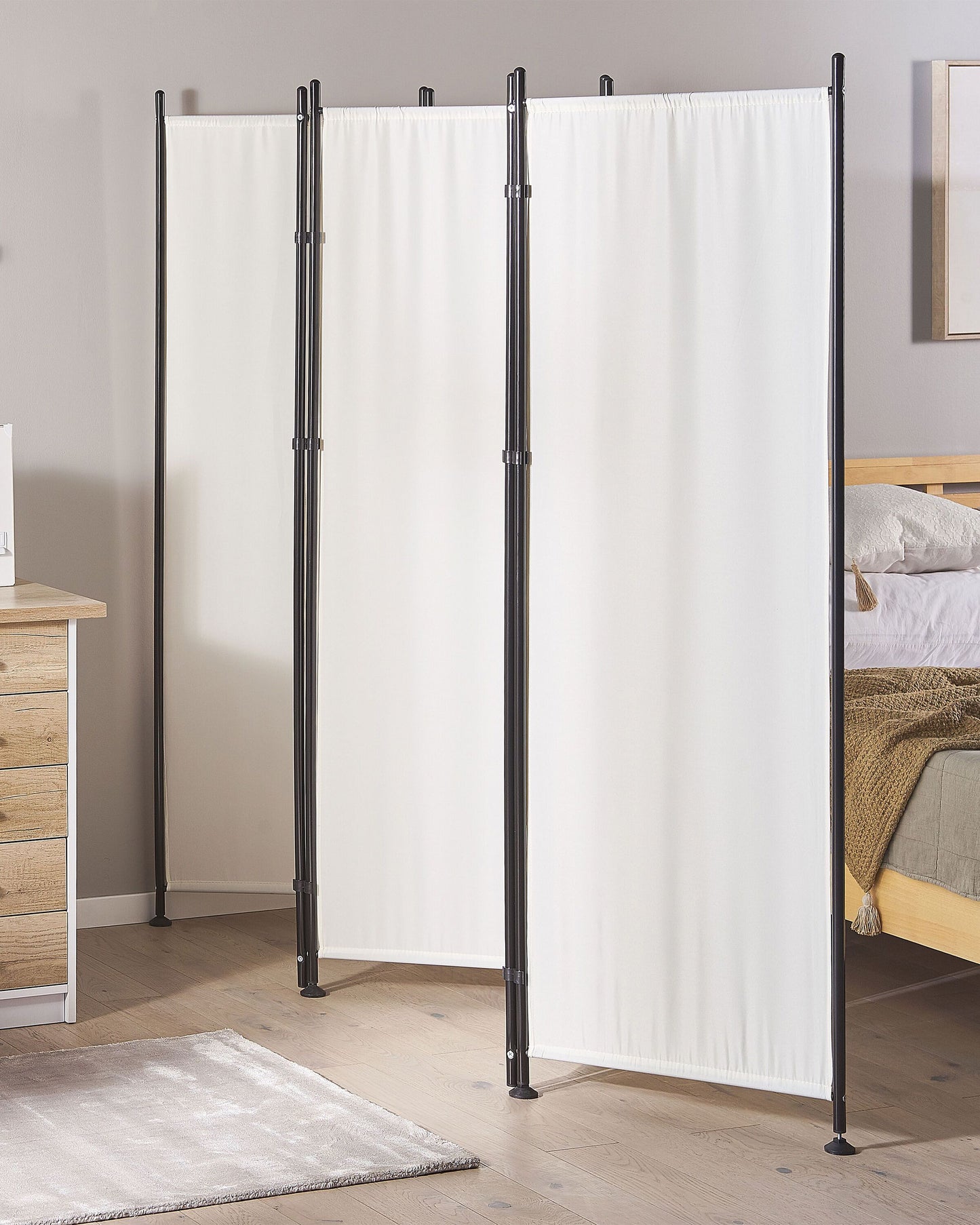 Raumteiler 5-teilig NARNI Weiss 267 cm 170 cm