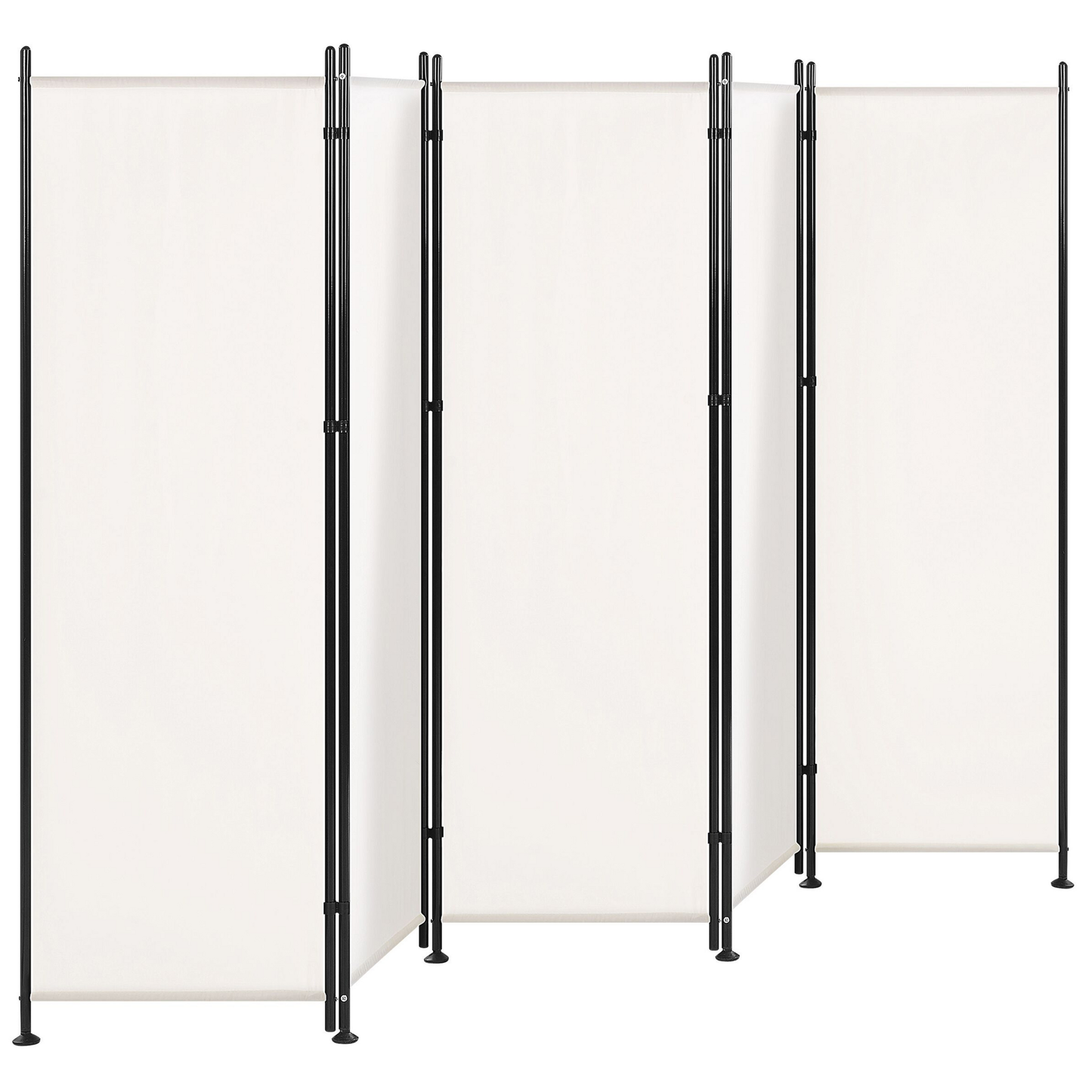 Raumteiler 5-teilig NARNI Weiss 267 cm 170 cm