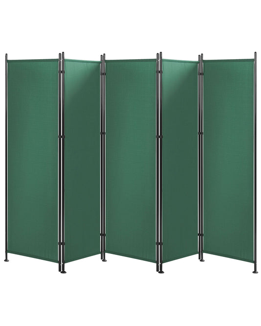 Raumteiler 5-teilig NARNI Grün 267 cm 170 cm