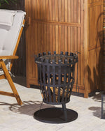 Grill-Feuerstelle PULO Metall Schwarz