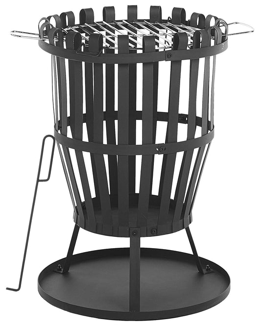 Grill-Feuerstelle PULO Metall Schwarz