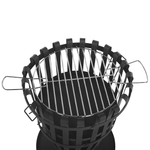 Grill-Feuerstelle PULO Metall Schwarz